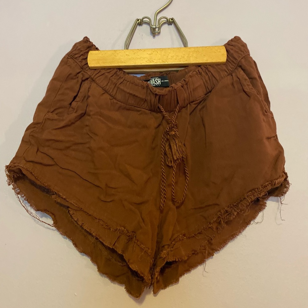 Women’s M Rust-Colored Cotton Shorts